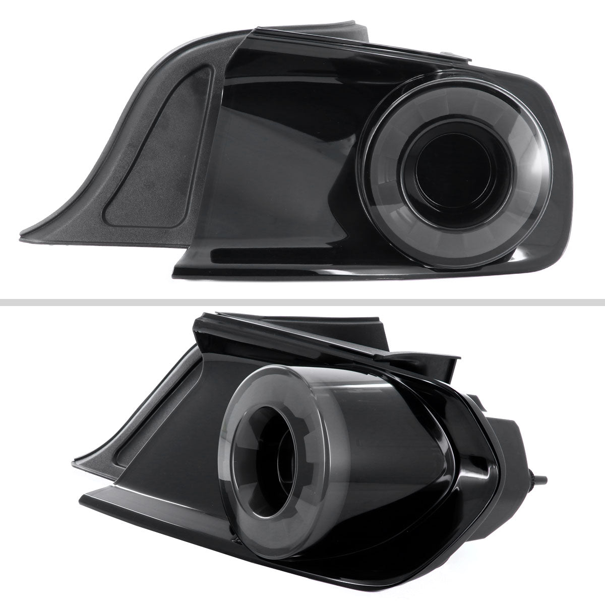 2015-2022 Ford Mustang Coupe/Convertible LED Tail Lights (Glossy Black Housing/Smoked Lens)