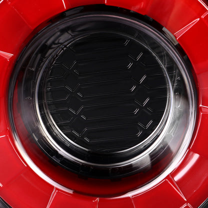 2015-2022 Ford Mustang Coupe/Convertible Red LED Bar Tail Lights (Glossy Black Housing/Clear Lens)