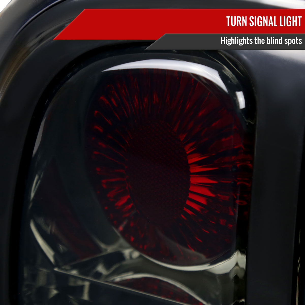 1994-1998 Ford Mustang Tail Lights (Chrome Housing/Smoked Lens)
