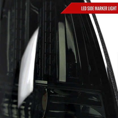 1999-2004 Ford Mustang Sequential LED Tail Lights - RS (Chrome Housing/Smoked Lens)