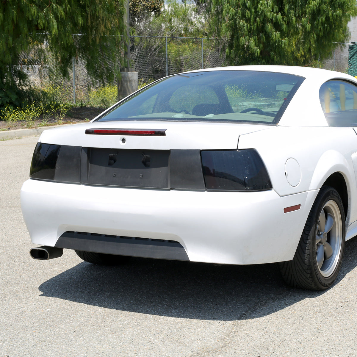 1999-2004 Ford Mustang Sequential LED Tail Lights - RS (Chrome Housing/Smoked Lens)