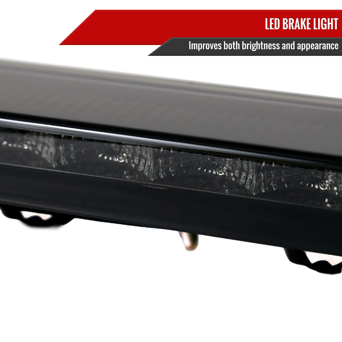 1999-2004 Ford Mustang LED 3rd Brake Light (Chrome Housing/Smoked Lens)