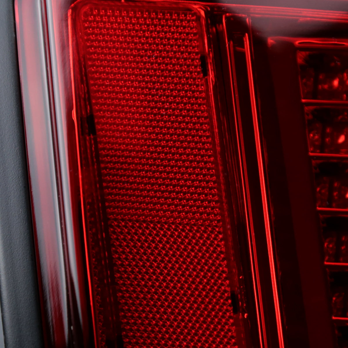 1999-2004 Ford Mustang Sequential LED Tail Lights - RS (Chrome Housing/Red Smoked Lens)