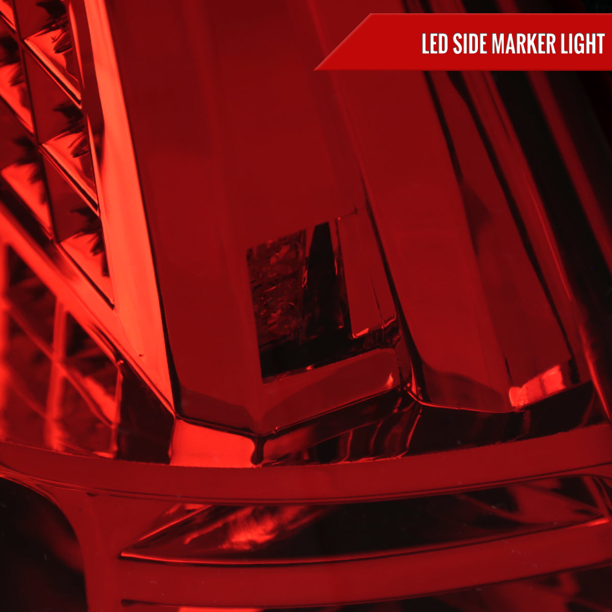 1999-2004 Ford Mustang Sequential LED Tail Lights - RS (Chrome Housing/Red Lens)