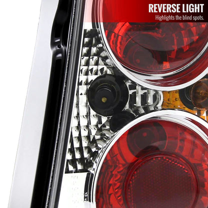 2001-2005 Volkswagen Passat Sedan Tail Lights (Chrome Housing/Clear Lens)