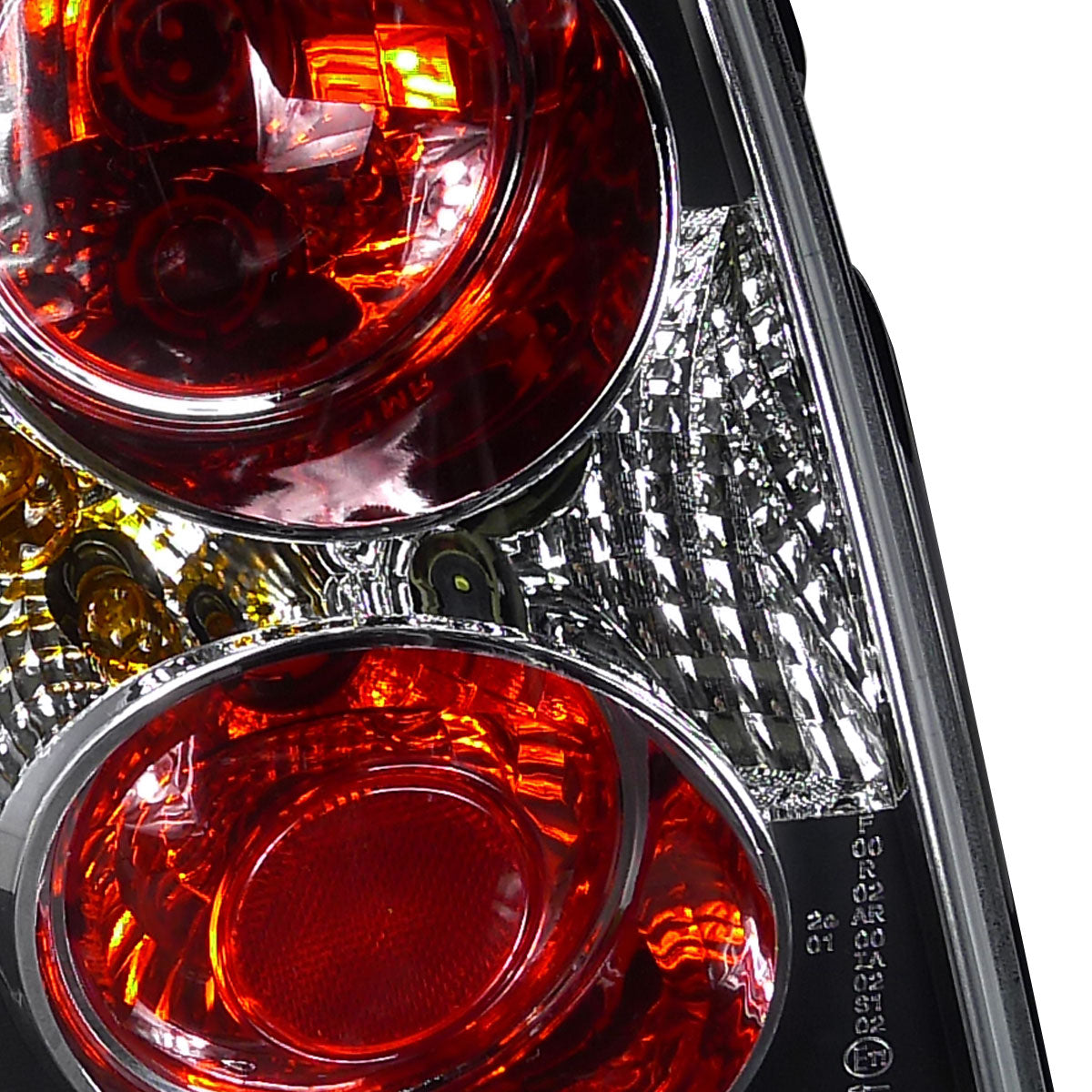 2001-2005 Volkswagen Passat Sedan Tail Lights (Matte Black Housing/Clear Lens)