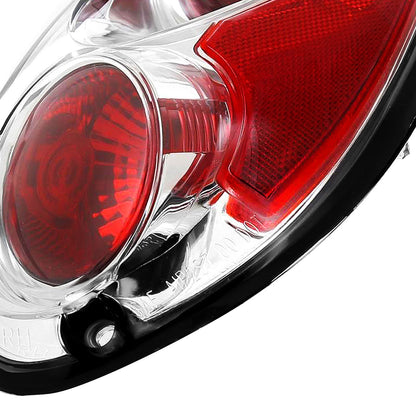 2001-2005 Chrysler PT Cruiser Tail Lights (Chrome Housing/Clear Lens)