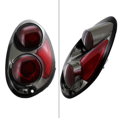2001-2005 Chrysler PT Cruiser Tail Lights (Chrome Housing/Smoked Lens)