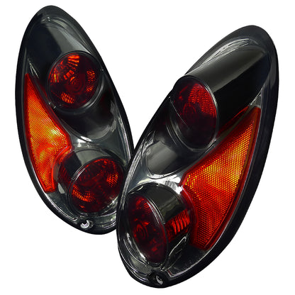 2001-2005 Chrysler PT Cruiser Tail Lights (Chrome Housing/Smoked Lens)