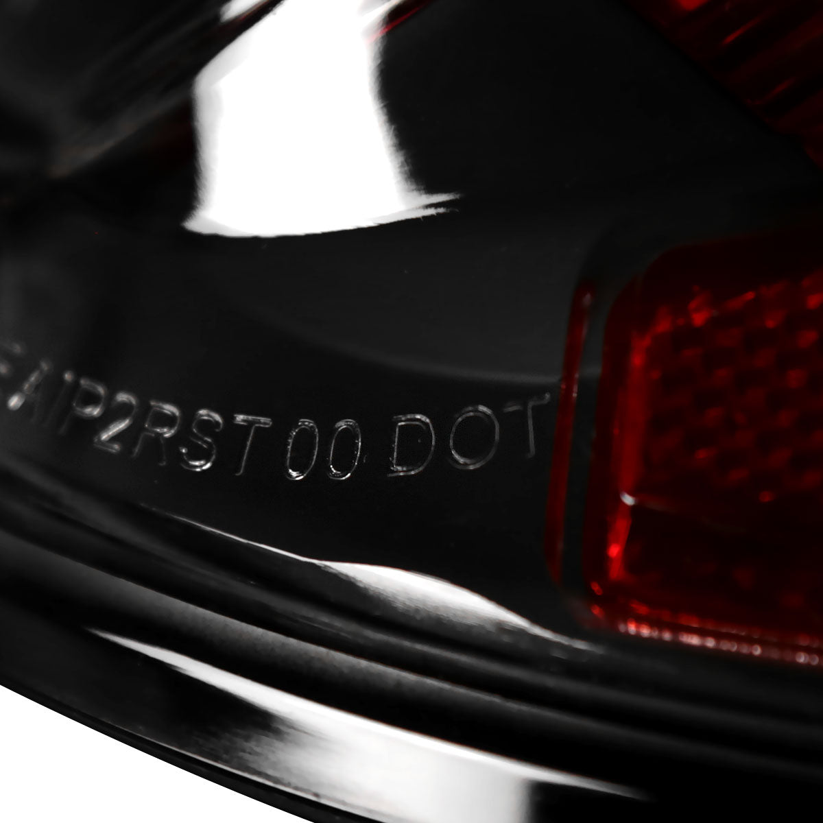 2001-2005 Chrysler PT Cruiser Tail Lights (Matte Black Housing/Clear Lens)