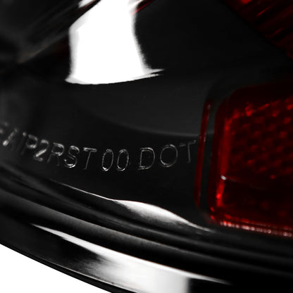 2001-2005 Chrysler PT Cruiser Tail Lights (Matte Black Housing/Clear Lens)