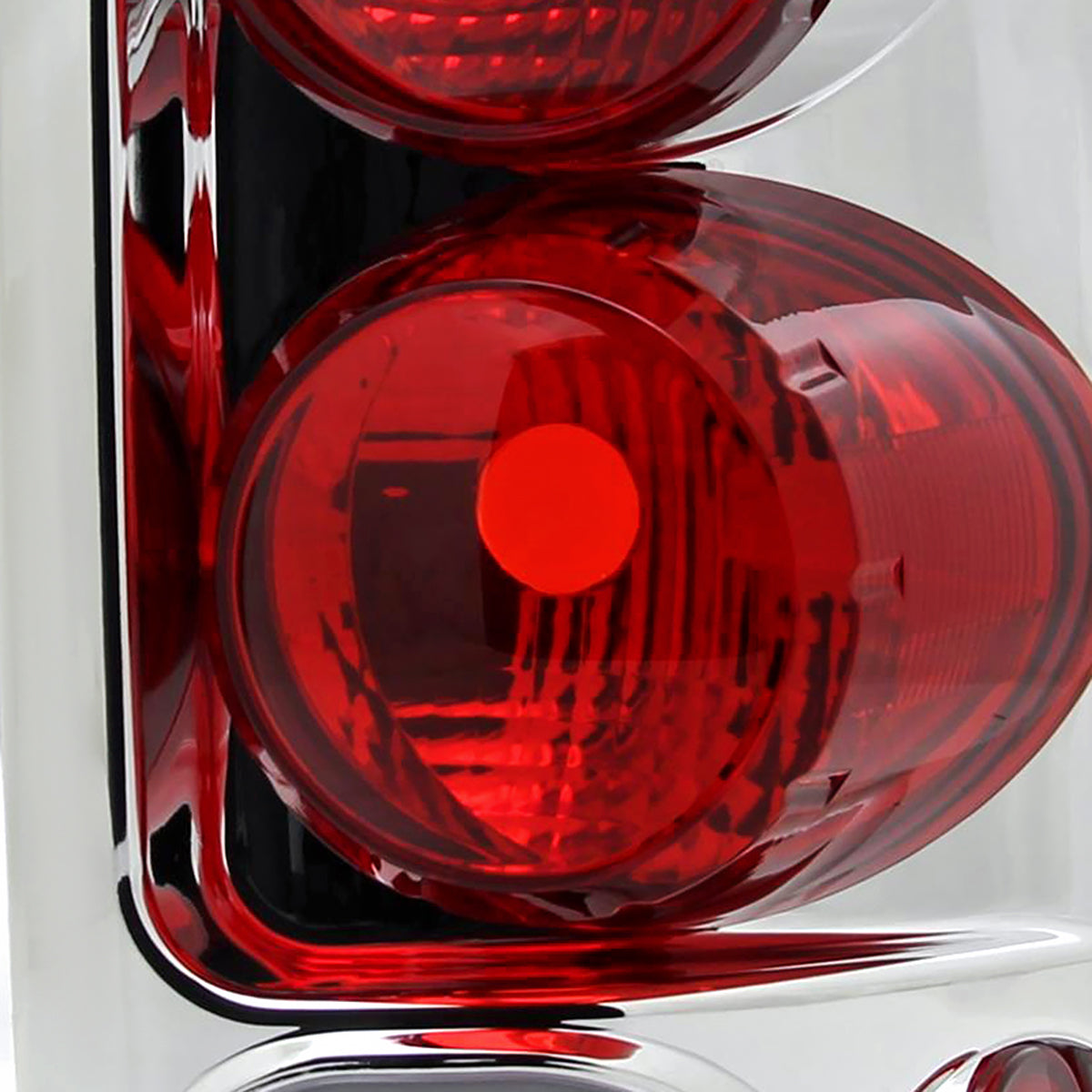 2002-2006 Dodge RAM Retro Style Tail Lights (Chrome Housing/Clear Lens)