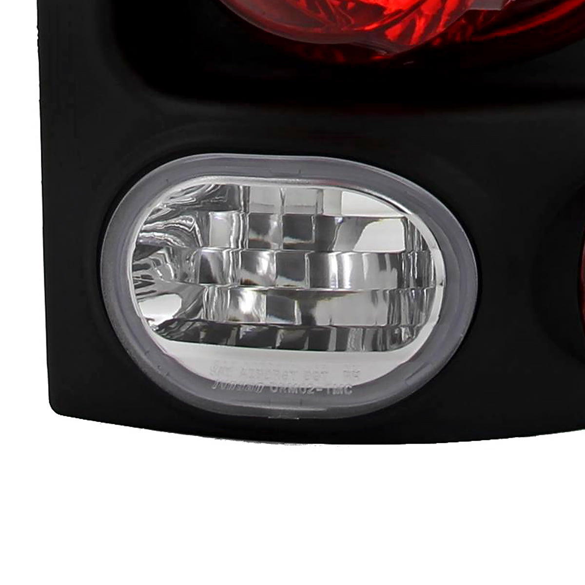 2002-2006 Dodge RAM Retro Style Tail Lights (Matte Black Housing/Clear Lens)