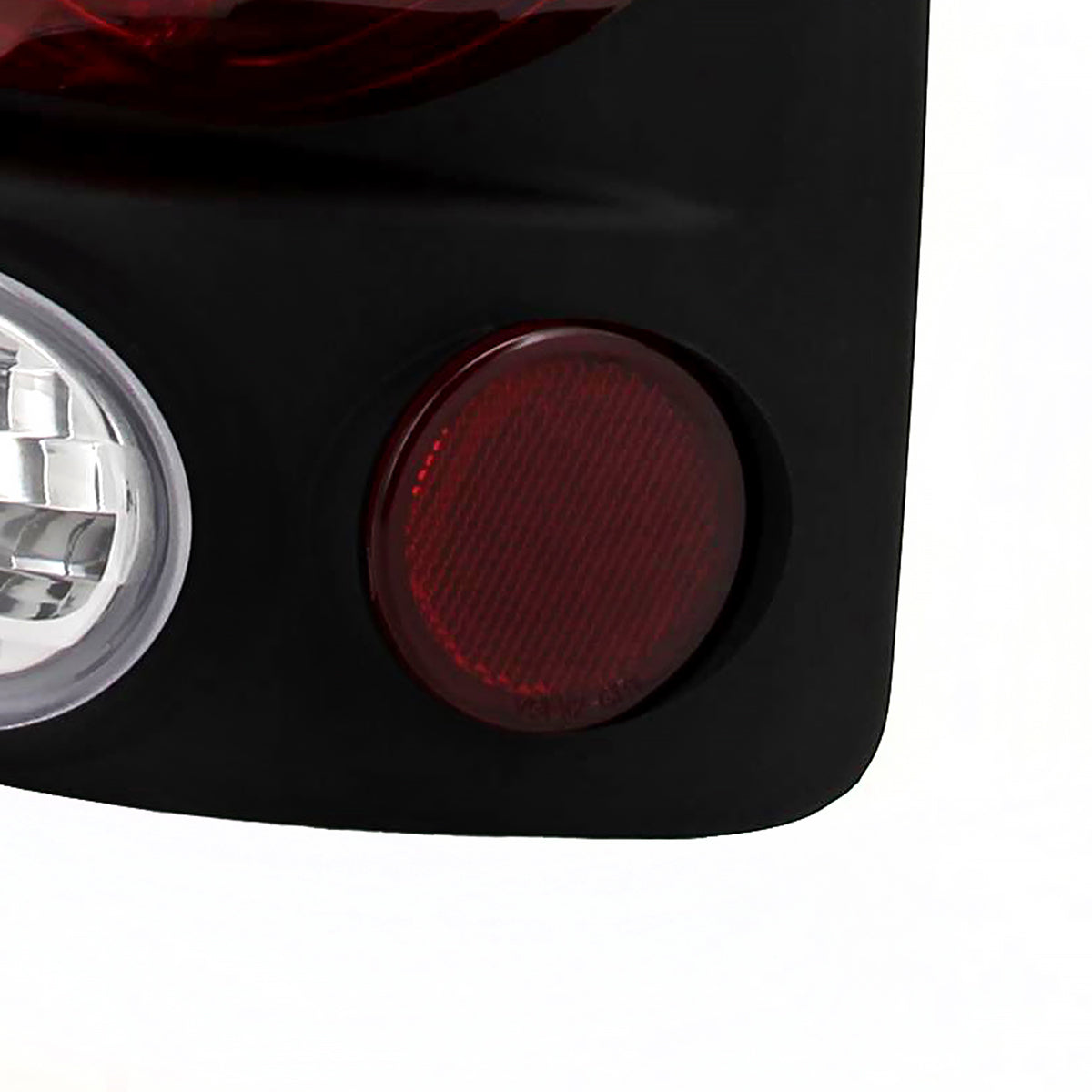 2002-2006 Dodge RAM Retro Style Tail Lights (Matte Black Housing/Clear Lens)