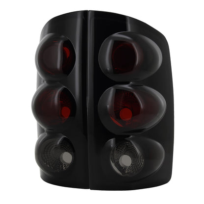 2002-2006 Dodge RAM Tail Lights (Glossy Black Housing/Smoked Lens)