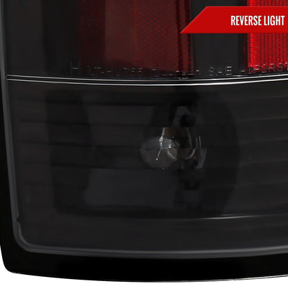 2002-2006 Dodge RAM 1500 2500 3500 LED Tail Lights -G2 (Jet Black Housing/Clear Lens)