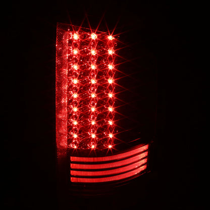 2002-2006 Dodge RAM V2 LED Tail Lights (Chrome Housing/Clear Lens)