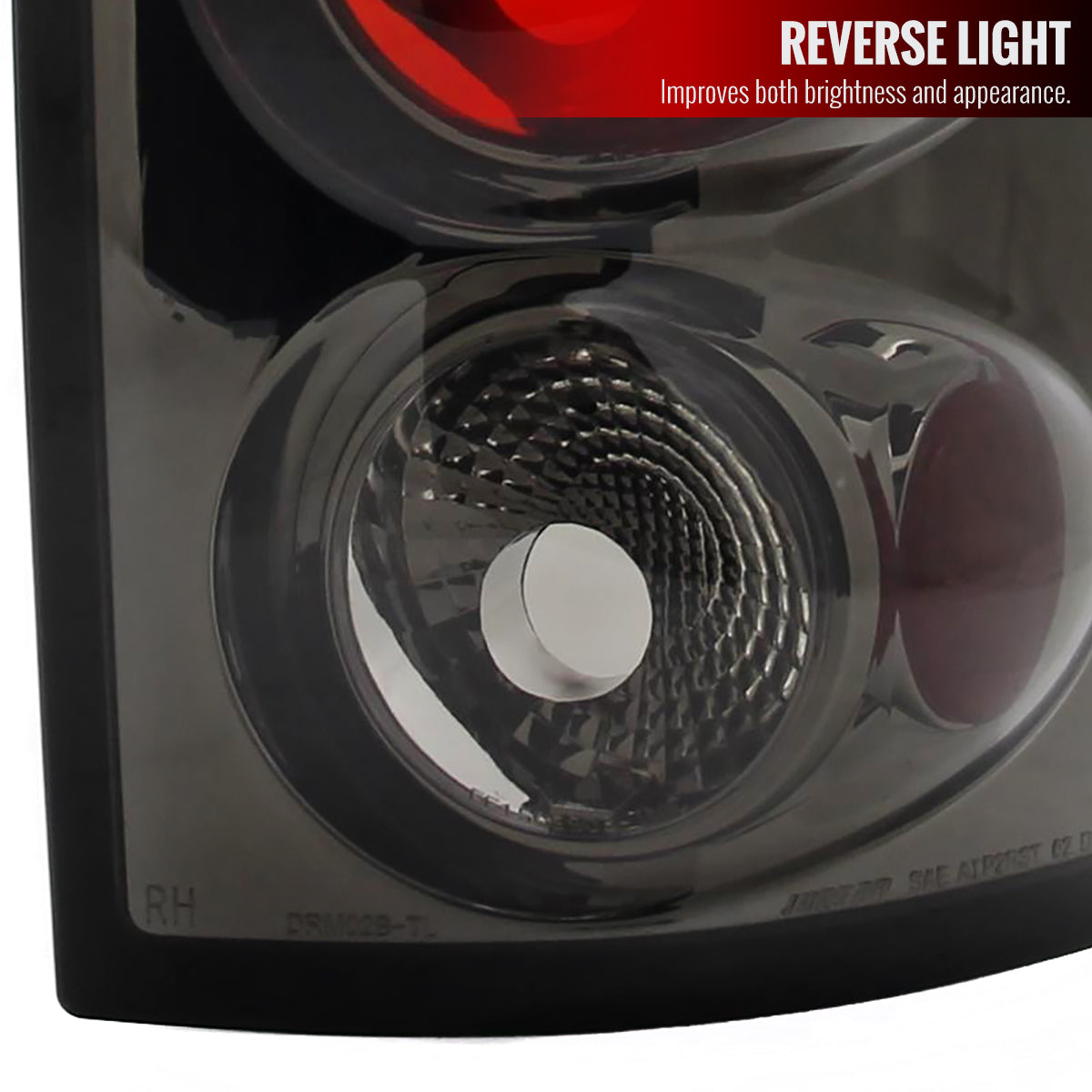 2002-2006 Dodge RAM Tail Lights (Chrome Housing/Smoked Lens)