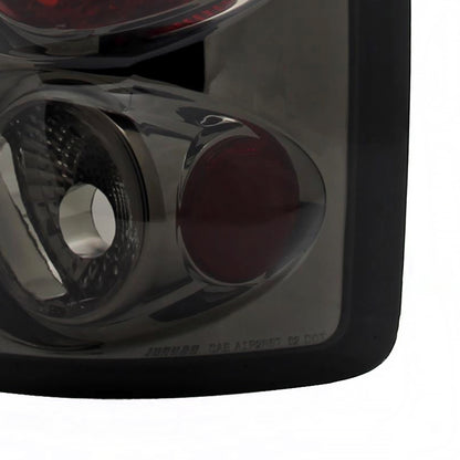2002-2006 Dodge RAM Tail Lights (Chrome Housing/Smoked Lens)