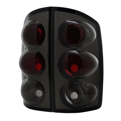 2002-2006 Dodge RAM Tail Lights (Chrome Housing/Smoked Lens)