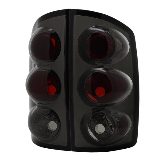 2002-2006 Dodge RAM Tail Lights (Chrome Housing/Smoked Lens)