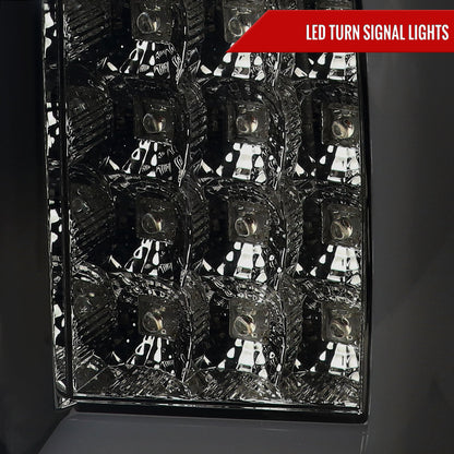 2002-2006 Dodge RAM 1500 2500 3500 LED Tail Lights -G2 (Chrome Housing/Smoked Lens)