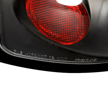 2002-2006 Dodge RAM Tail Lights (Matte Black Housing/Clear Lens)