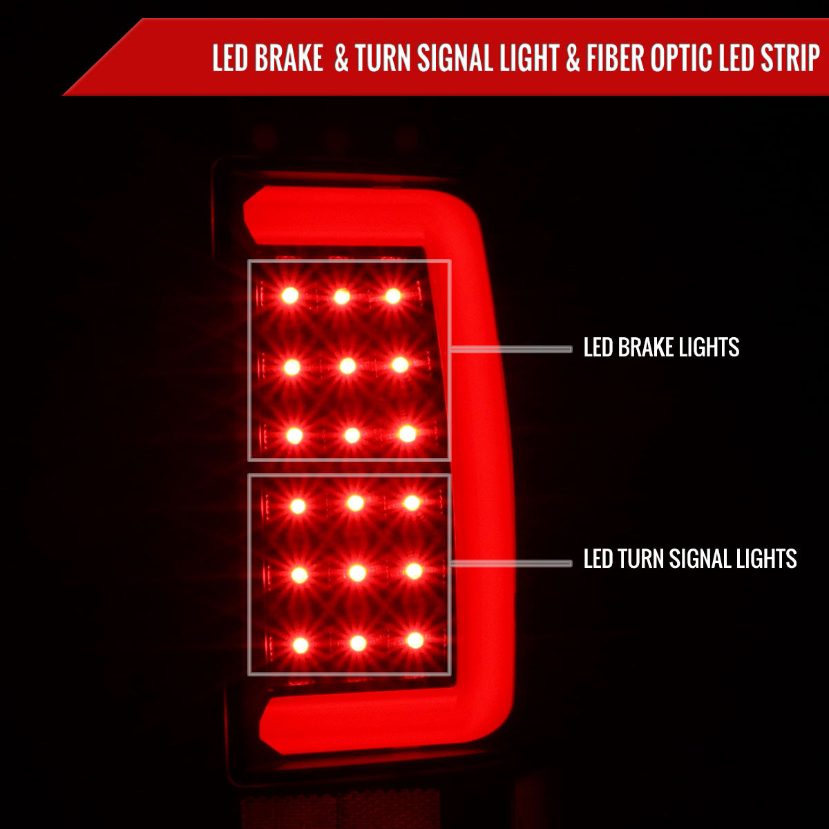 2002-2006 Dodge RAM 1500 2500 3500 LED Tail Lights -G2 (Matte Black Housing/Clear Lens)