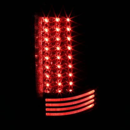 2002-2006 Dodge RAM LED Tail Lights (Matte Black Housing/Clear Lens)
