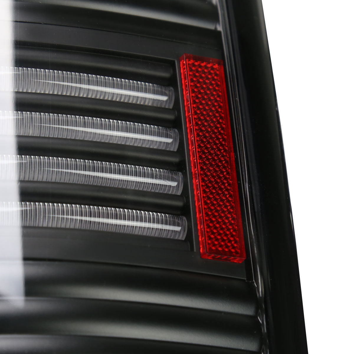 2002-2006 Dodge RAM LED Tail Lights (Matte Black Housing/Clear Lens)