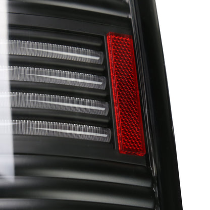 2002-2006 Dodge RAM LED Tail Lights (Matte Black Housing/Clear Lens)