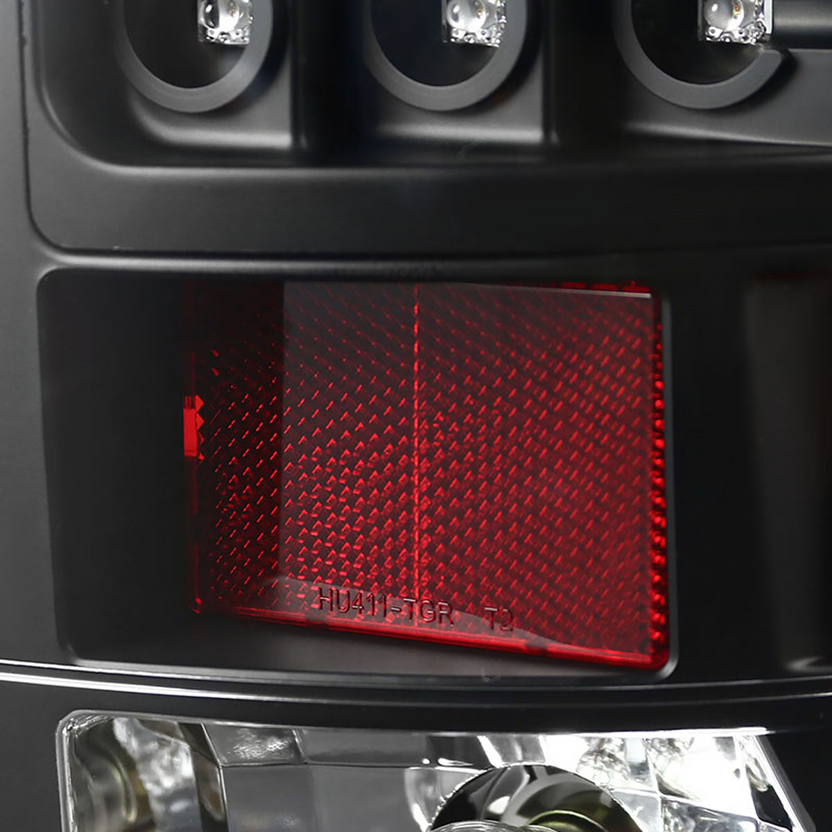 2002-2006 Dodge RAM V2 LED Tail Lights (Matte Black Housing/Clear Lens)