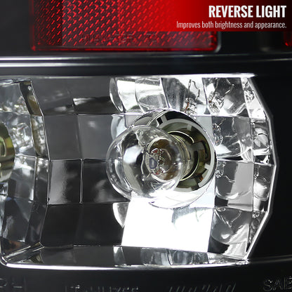2002-2006 Dodge RAM V2 LED Tail Lights (Matte Black Housing/Clear Lens)