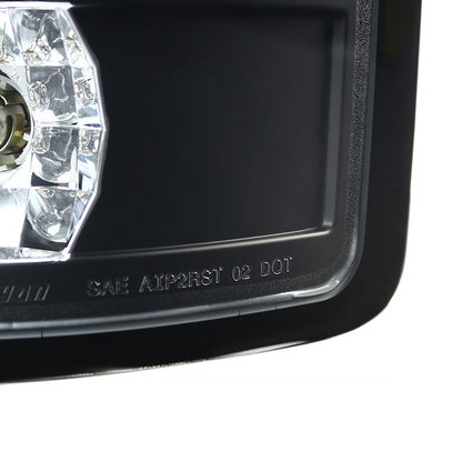 2002-2006 Dodge RAM V2 LED Tail Lights (Matte Black Housing/Clear Lens)