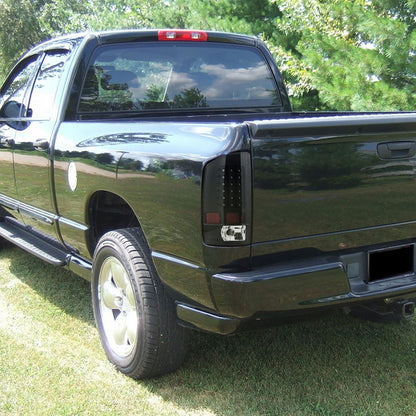 2002-2006 Dodge RAM V2 LED Tail Lights (Matte Black Housing/Clear Lens)