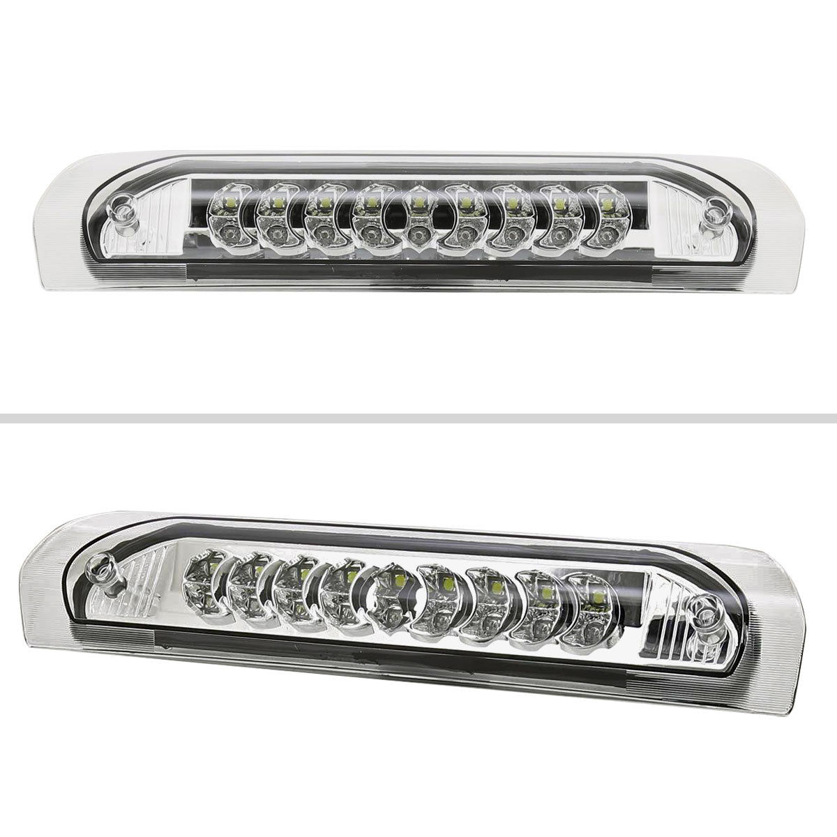 2002-2008 Dodge RAM LED 3rd Brake Light (Chrome Housing/Clear Lens)