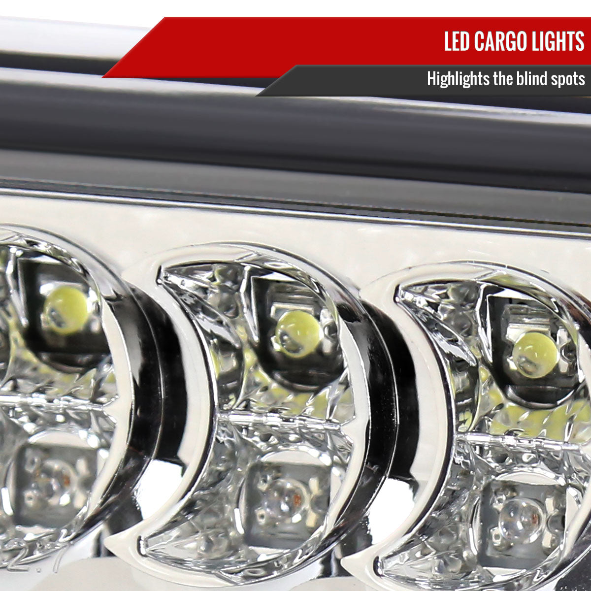 2002-2008 Dodge RAM LED 3rd Brake Light (Chrome Housing/Clear Lens)