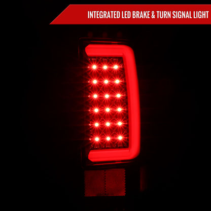 2007-2009 Dodge RAM 1500/2500/3500 LED Tail Lights (Glossy Black Housing/Smoked Lens)