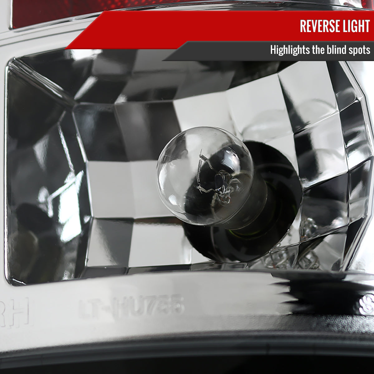 2007-2009 Dodge RAM LED Tail Lights (Chrome Housing/Clear Lens)