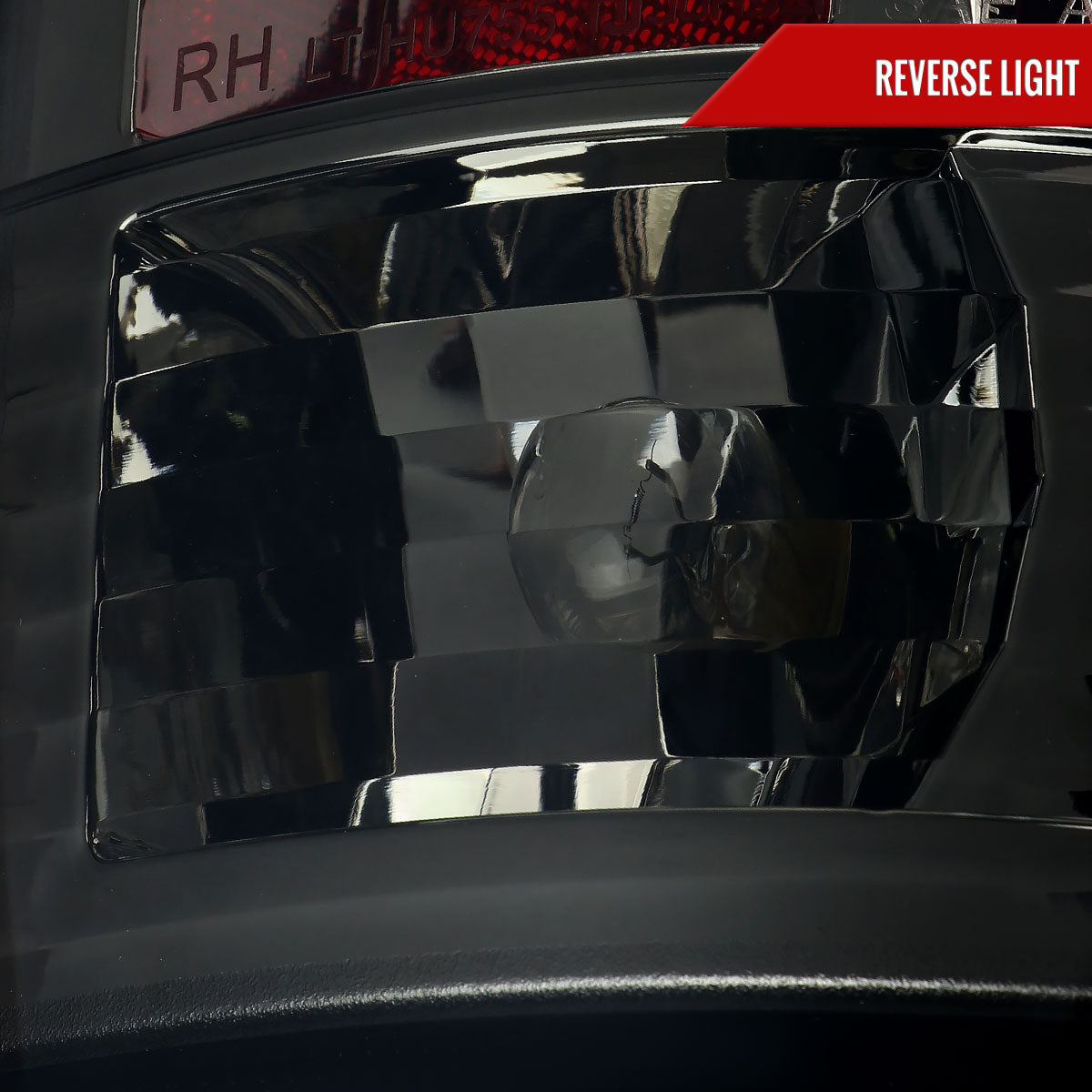 2007-2009 Dodge RAM 1500/2500/3500 LED Tail Lights (Chrome Housing/Smoked Lens)