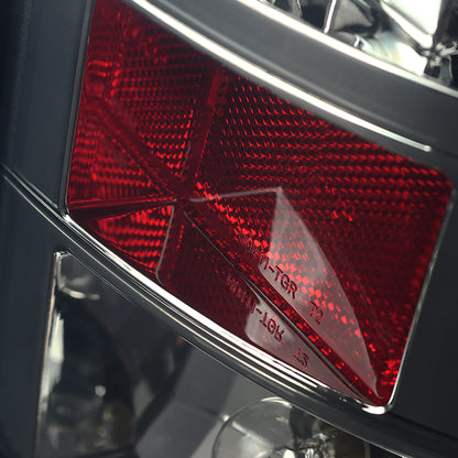 2007-2009 Dodge RAM LED Tail Lights (Chrome Housing/Smoked Lens)