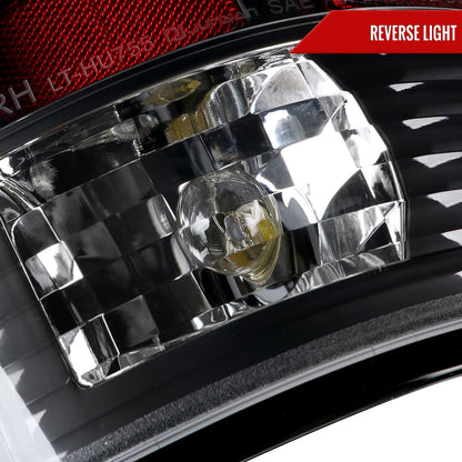 2007-2009 Dodge RAM 1500/2500/3500 LED Tail Lights (Matte Black Housing/Clear Lens)