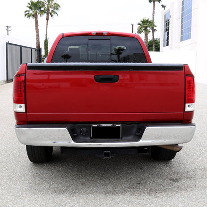 2007-2009 Dodge RAM LED Tail Lights (Chrome Housing/Red Lens)