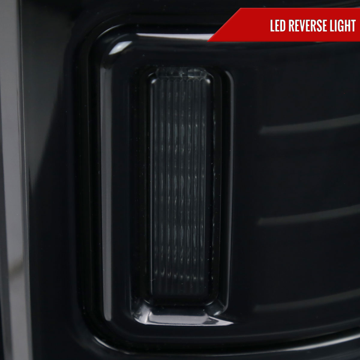 2009-2018 Dodge RAM 1500/2010-2018 RAM 2500 3500 White LED Bar Tail Lights (Black Housing/Smoked Lens)