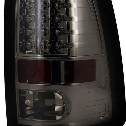 2009-2018 Dodge RAM 1500 / 2019-2021 Dodge RAM Classic / 2010-2018 RAM 2500 3500 LED Tail Lights (Chrome Housing/Smoked Lens)