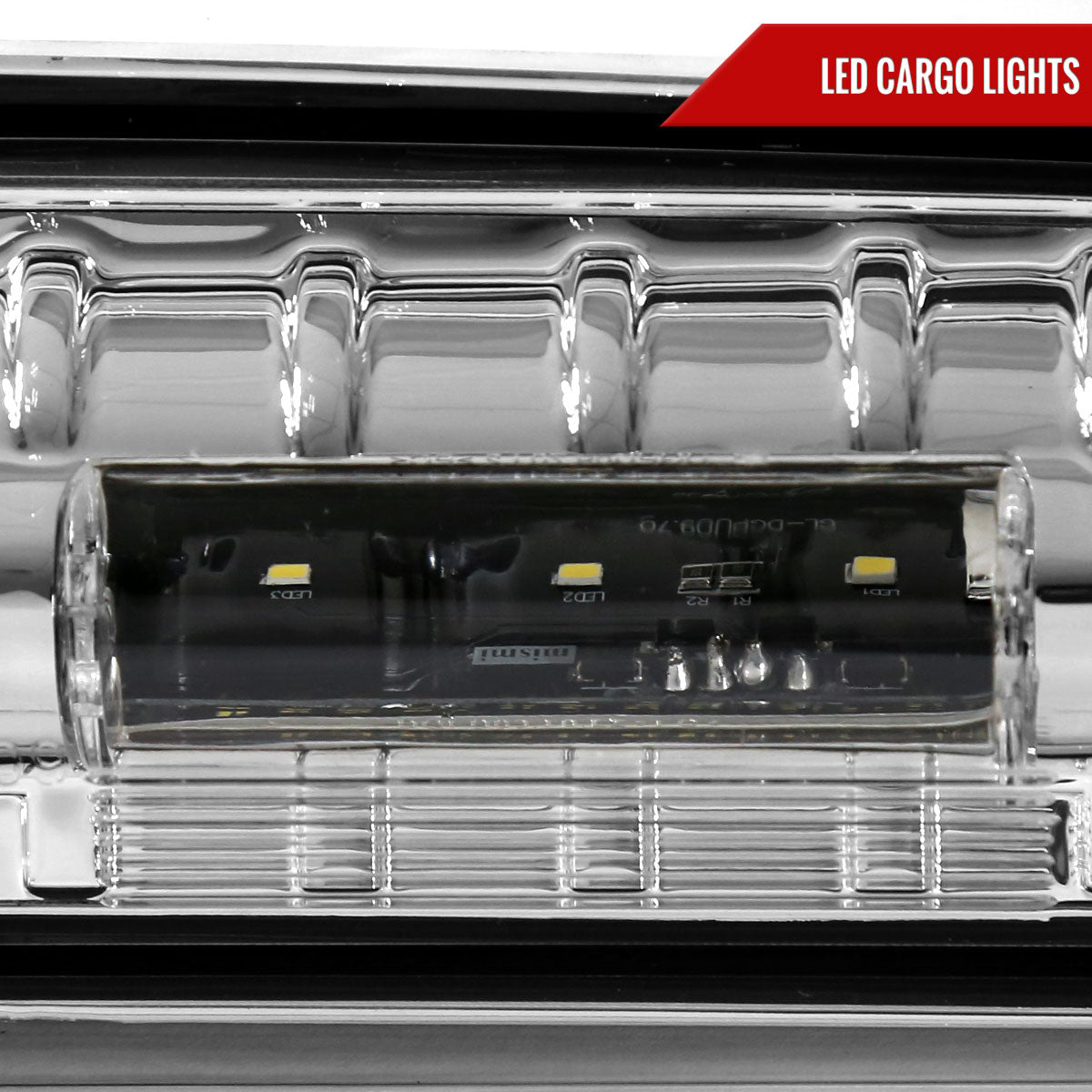 2009-2022 Dodge RAM SMD LED 3rd Brake Light (Chrome Housing/Clear Lens)