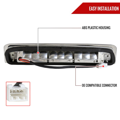 2009-2022 Dodge RAM SMD LED 3rd Brake Light (Chrome Housing/Clear Lens)