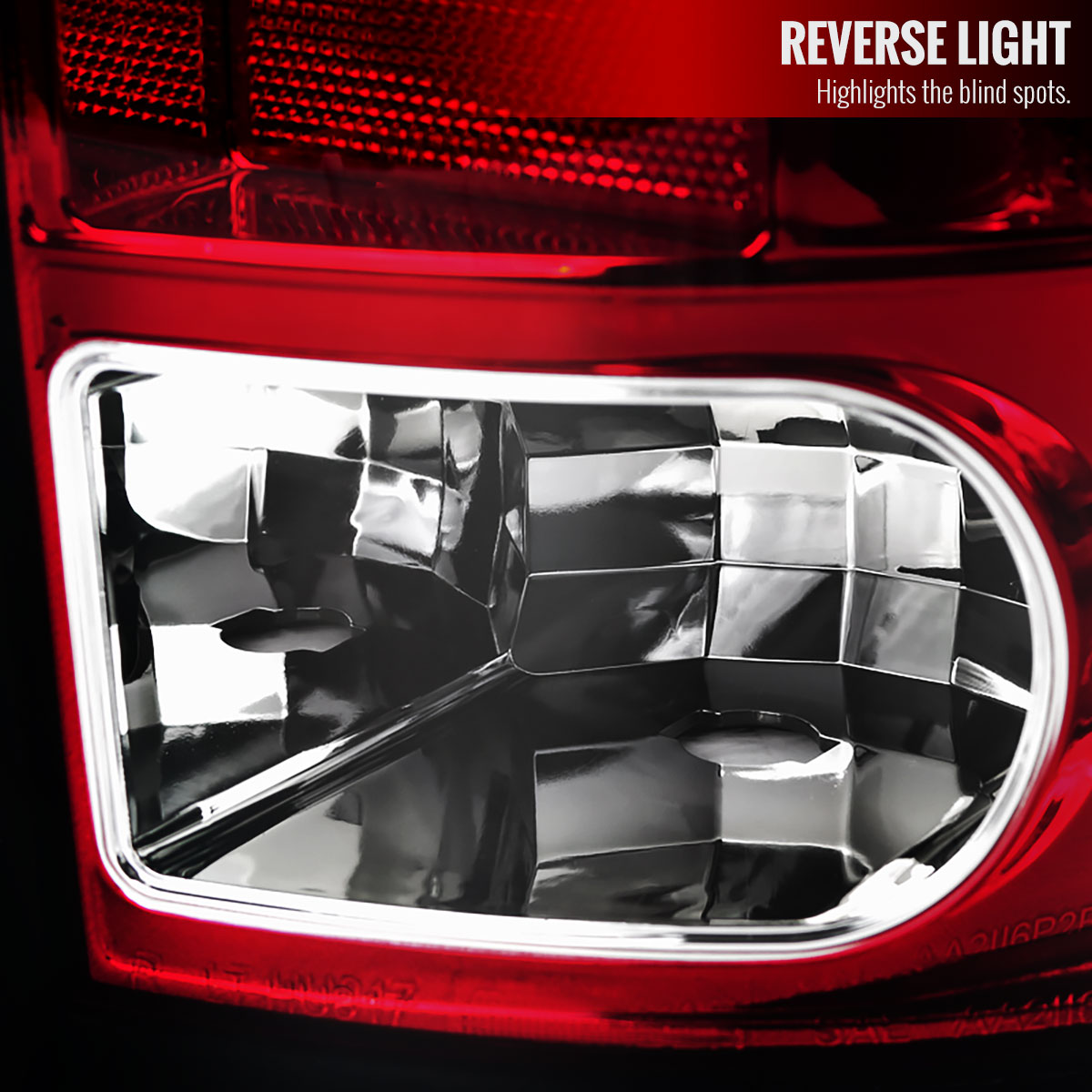 2009-2018 Dodge RAM 1500 / 2019-2021 RAM Classic / 2010-2018 RAM 2500 3500 LED Tail Lights (Chrome Housing/Red Lens)
