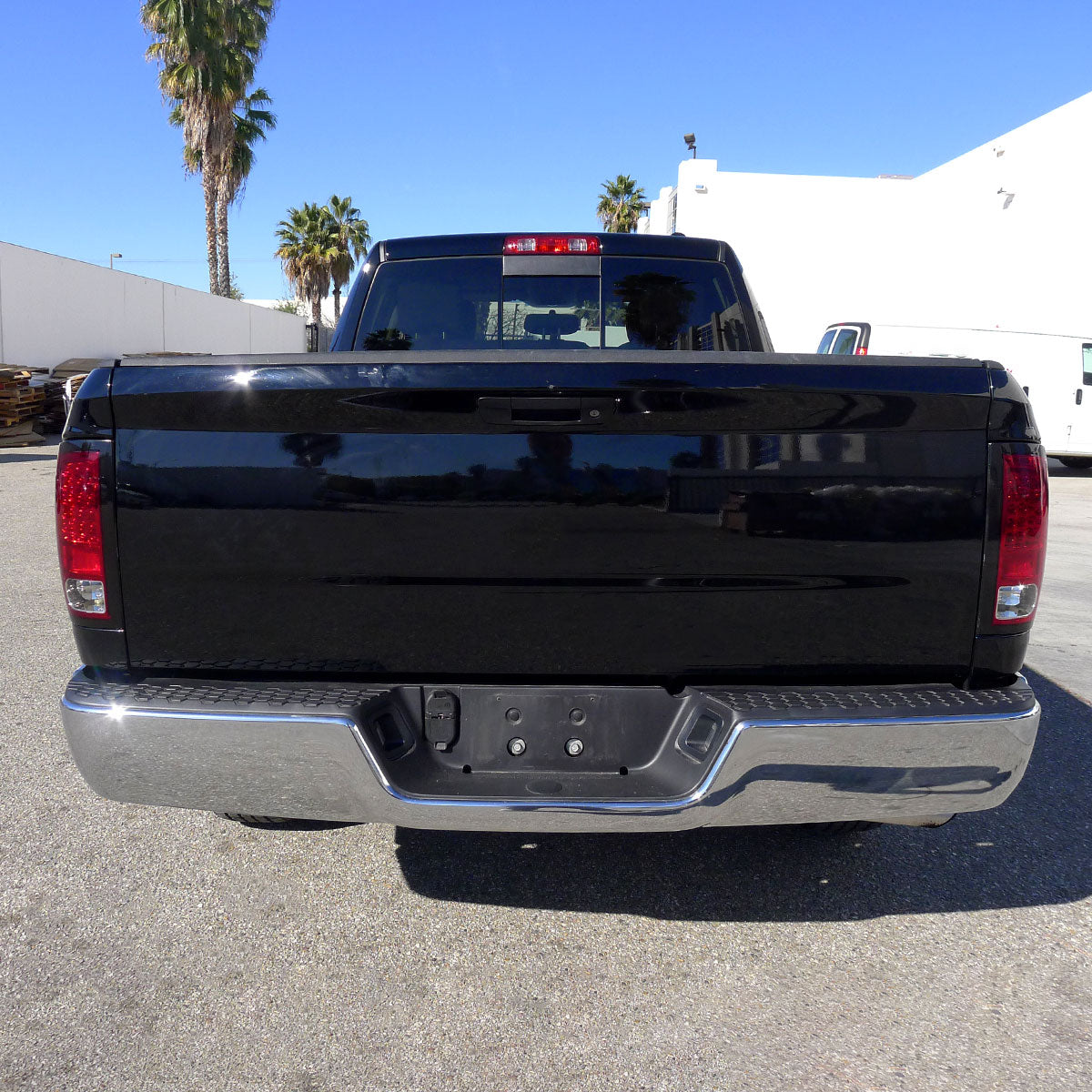 2009-2018 Dodge RAM 1500 / 2019-2021 RAM Classic / 2010-2018 RAM 2500 3500 LED Tail Lights (Chrome Housing/Red Lens)