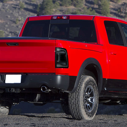2013-2018 RAM 1500/2500/3500 Sequential Signal LED Tail Lights (Black Housing/Smoked Lens)